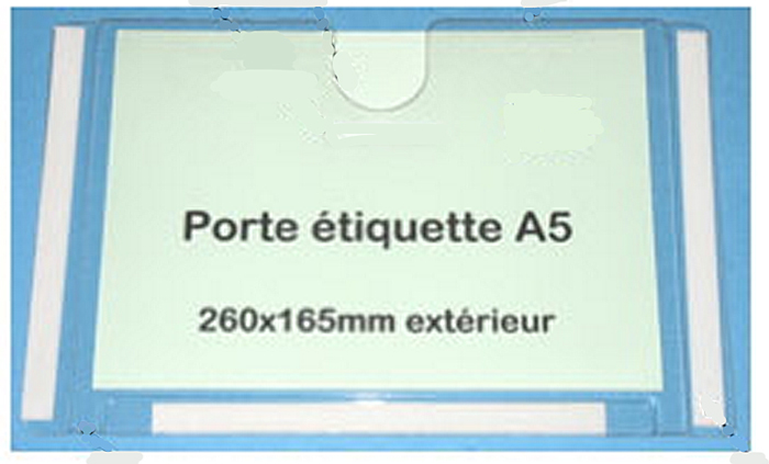 Porte étiquette transparent : Devis sur Techni-Contact - Porte étiquette  multi surfaces
