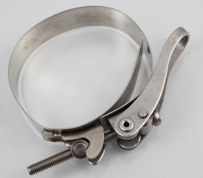 Collier de serrage diamètre 50 à 215 mm en acier inoxydable ..