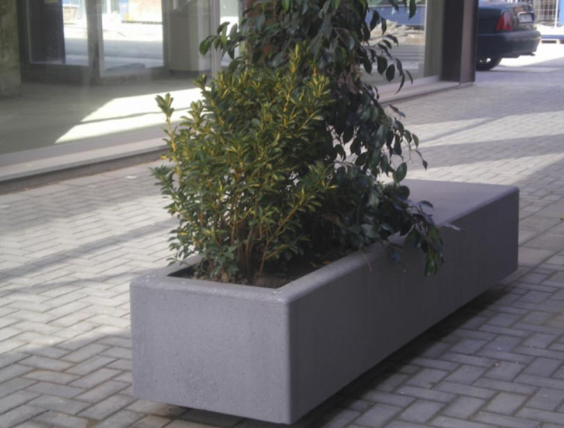 Bac à fleurs en béton : Commandez sur Techni-Contact - Jardinière en béton