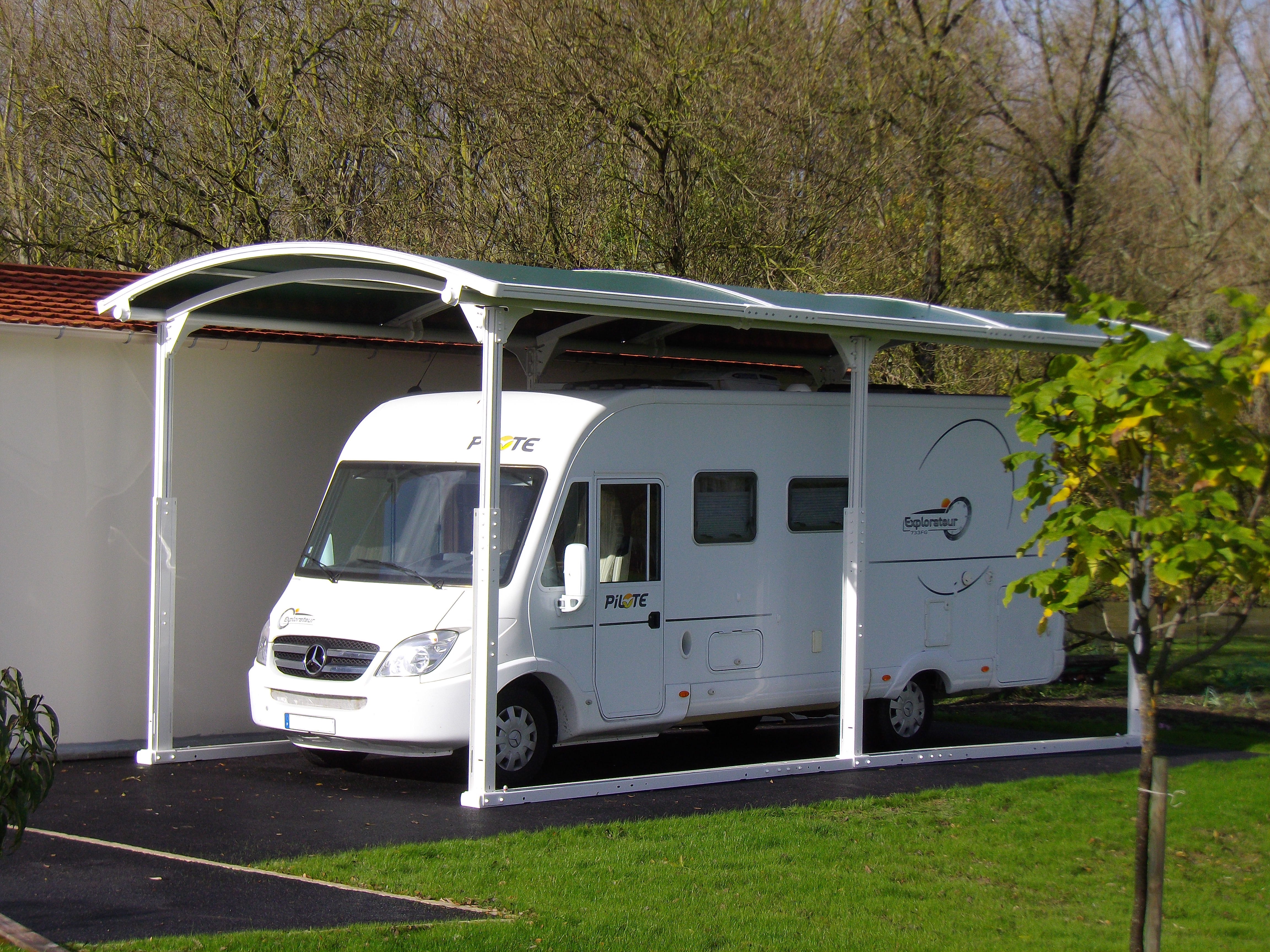 Abri pour camping car sans permis : Devis sur Techni-Contact - Abri de  camping car