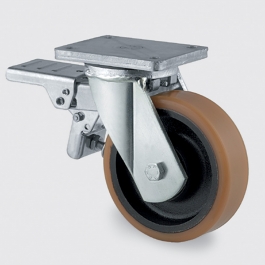roues pivotantes pour charges lourdes Roues pour meubles avec frein pivotant à 360 ° lourdes convient pour tous les sols capacité de charge de 50 kg 