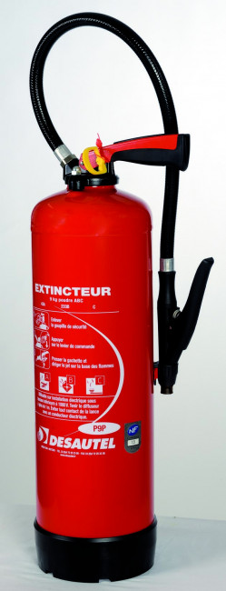 Extincteur CO2 de 2 kg risques éléctriques DESAUTEL