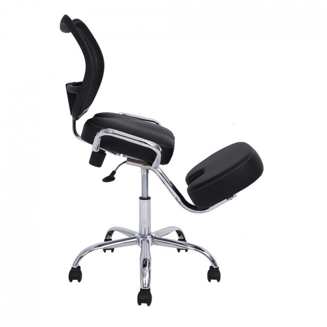 Tabouret chaise ergonomique siège assis genoux sur roulettes