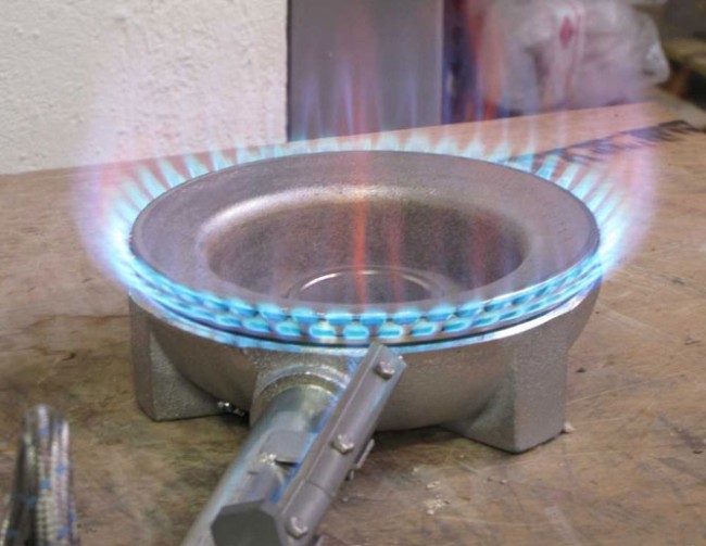 Brûleur de cuisine à gaz propane : Devis sur Techni-Contact - brûleur à gaz  circulaire flamme horizontale
