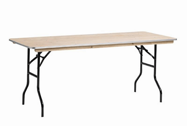 Table pliante en bois 120 et 180 cm : Devis sur Techni-Contact