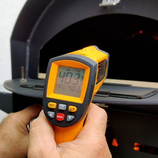 Thermomètre infrarouge pour four à pizza
