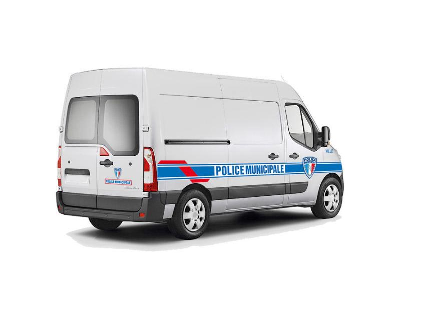 Kit sérigraphie Police Municipale : Commandez sur Techni-Contact - Habillage  véhicule de police municipale