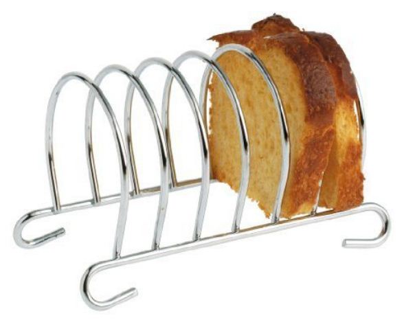 Support à Toast 6 Tranches - En Acier Inoxydable - Grille De Refroidissement Pour Petit-déjeuner