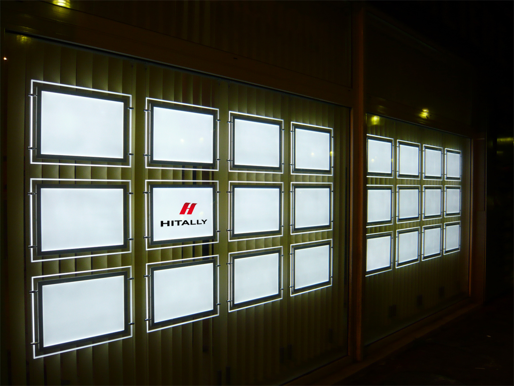 Présentoir d'atelier vitrine en acrylique avec lumières à DEL de