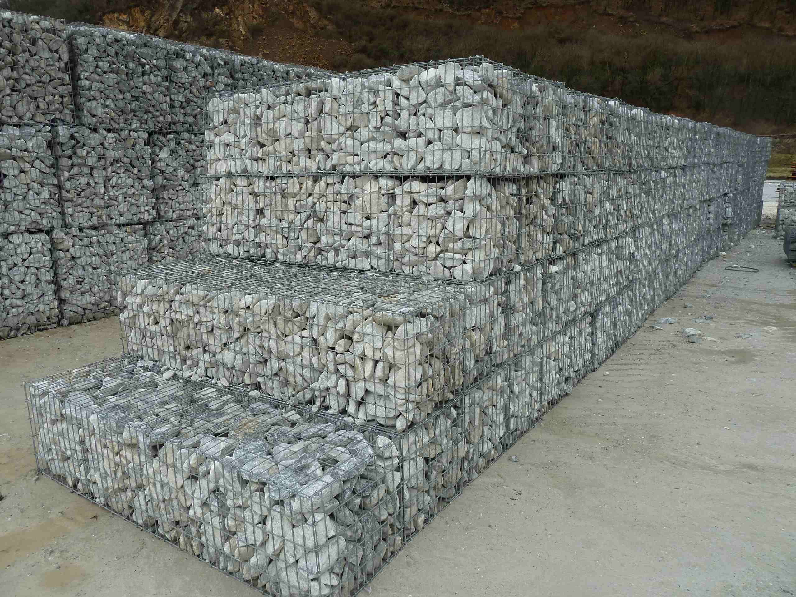 Cage à gabion pré remplie Devis sur TechniContact Cage pour gabion