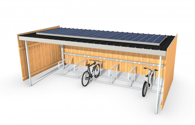 Abris vélo / moto : Devis sur Techni-Contact - Abris solaire pour vélos  éléctriques