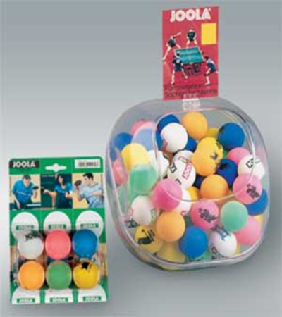 Balles de tennis de table couleurs vives