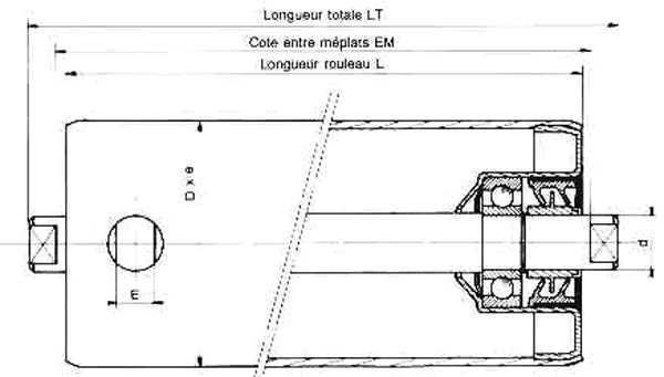 Rouleaux convoyeur à axe : Devis sur Techni-Contact - Rouleaux avec axe ...