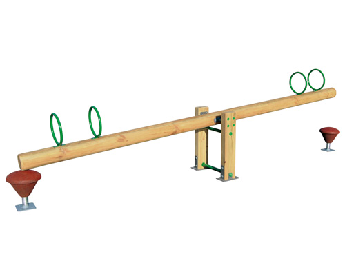 Balancoire A Bascule En Bois 4 Places Commandez Sur Techni Contact Balancoire