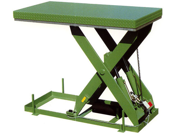 Table élévatrice électrique fixe 4 ciseaux 400 à 800 kg 