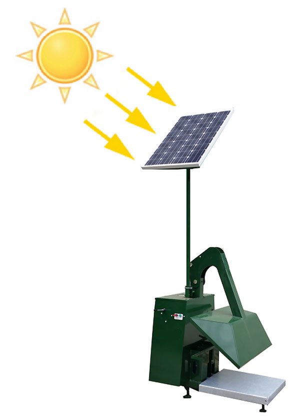 Un compacteur de déchets solaire !
