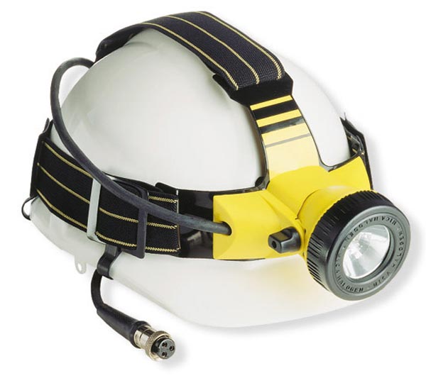 Lampe frontale pour casque de chantier LED rechargeable