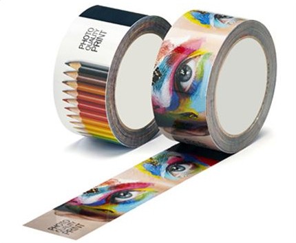 Ruban adhésif kraft - 50 mm x 50 mètres - impression 1 couleur - 108  rouleaux - Ruban Adhesif Print