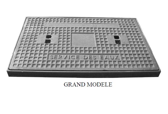 Plaque Regard Fonte