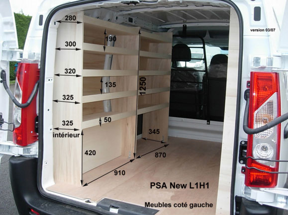 Agencement en bois pour Fiat Scudo : Devis sur Techni-Contact - Aménagement  interne pour Fiat Scudo