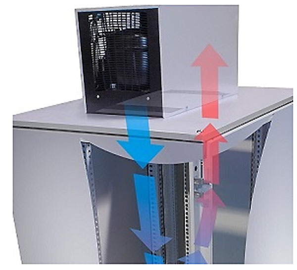 Baie de brassage informatique - matériaux de récupération