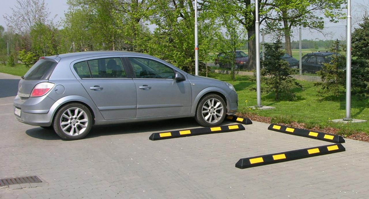 Butoir de parking en caoutchouc : Commandez sur Techni-Contact