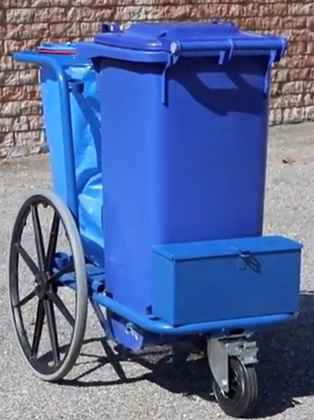 Panier de rangement pour chariot de ménage à seau de 20 litres