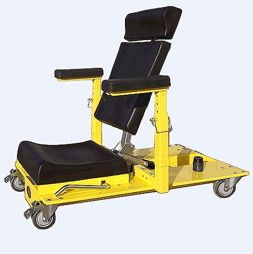 Chariot de visite, Chariot de garagiste mécanicien, 6 roulettes rotatives à  360°, Surface de couchage ergonomique, Capacité de charge maximale 150 kg  acheter en ligne à bas prix