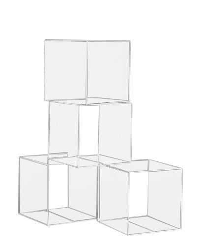 Cube de présentation plexi : Commandez sur Techni-Contact - Cube