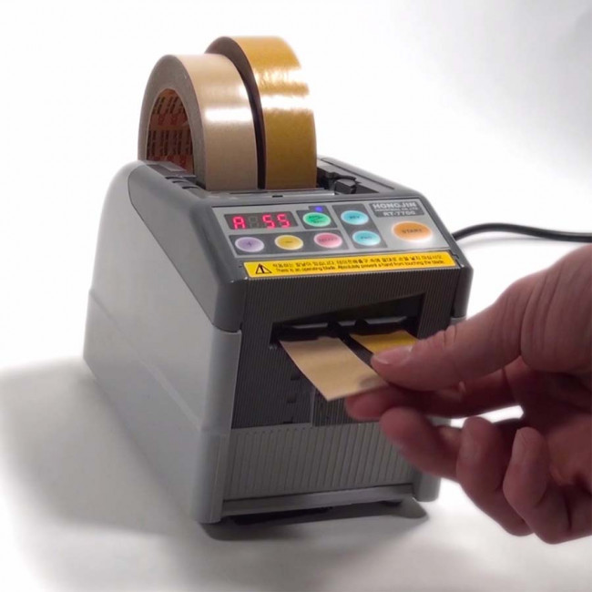 Dévidoir/scelleuse à Ruban Adhésif Inox - Distributeur Portable Avec Coupeur, Pour Emballage Magasin/alimentaire