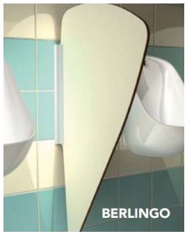 Cloison de toilette pour écran d'urinoir, écran d'urinoir mural pour hommes,  cloison de séparation d'écran de protection de toilette de cloison d'urinoir  pour écoles/jardins d'enfants/centres commerc : : Commerce,  Industrie et Science