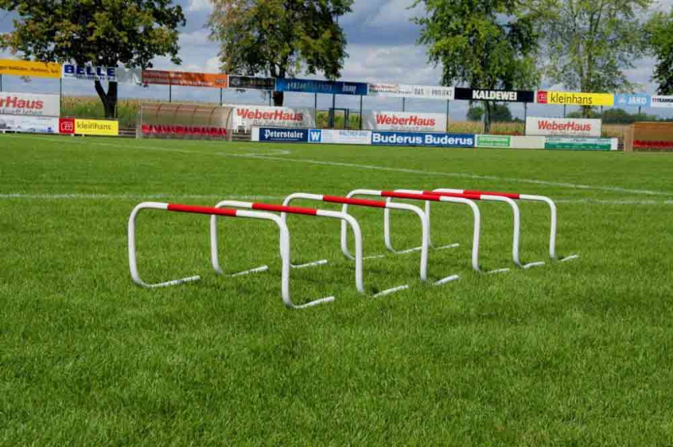 HAEST Lot De 6 Haies De Coordination 16-40 Cm – Orange, Entraînement Agilité Sport