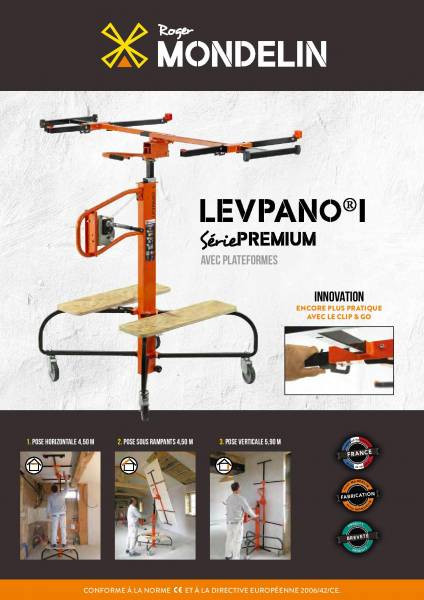 Lève-plaque Professionnel PPH 30/62 – Capacité 60 Kg – Pour Dalles Béton Et Pierre – Réglable Et Stable – Galvanisé