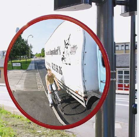 Miroir Routier De Signalisation Commandez Sur Techni Contact Miroir Pour La Surveillance Des Cyclistes