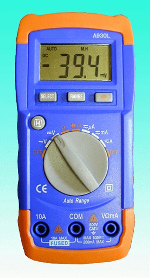 NJTY Mini Multimètre Numérique 1999 Compte Multifonctionnel Multicellulaire  Non Contact Voltmètre Ampèremètre Ohmmètre Mesure de T - Cdiscount Bricolage
