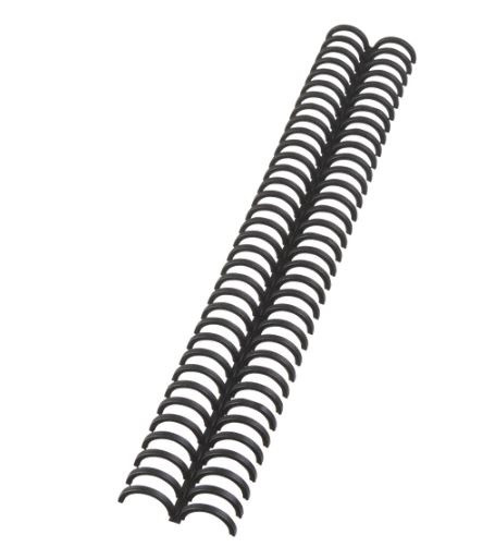 Peigne De Reliure Plastique Vert - 21 Anneaux Format A4 - 8 Mm - Lot De 50 Pièces