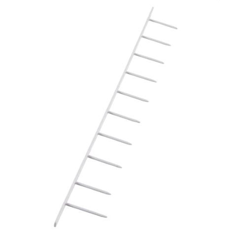 Lot De 100 Peignes De Reliure 12mm Noir - Jusqu'à 75 Feuilles - Anneaux Ronds Solides