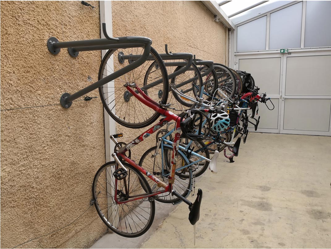 Porte vélo mural : Devis sur Techni-Contact - Support vélo mural Velacc