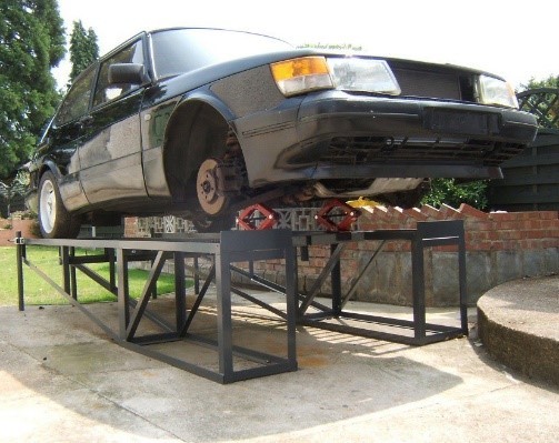 Fabrication rallonges pour rampes voiture 