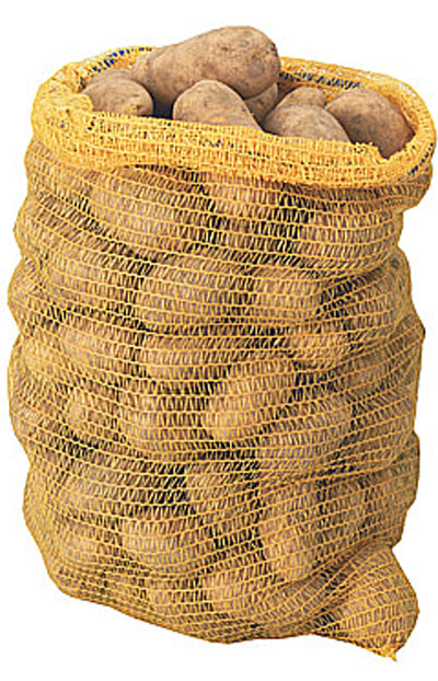 Lot de 500 sacs tissés en maille filet pour bûches et légumes 60 cm x 42 cm 15 kg Orange 