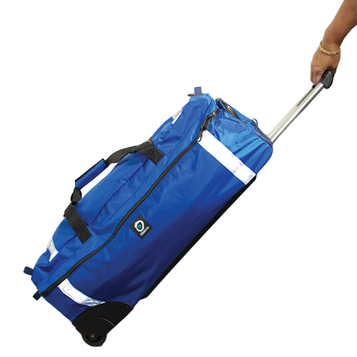 Sac à Roulettes Réutilisable Pour Courses - Léger, Pliable, Jusqu'à 30 Kg - Avec Fermeture éclair Et Poignées Incassables