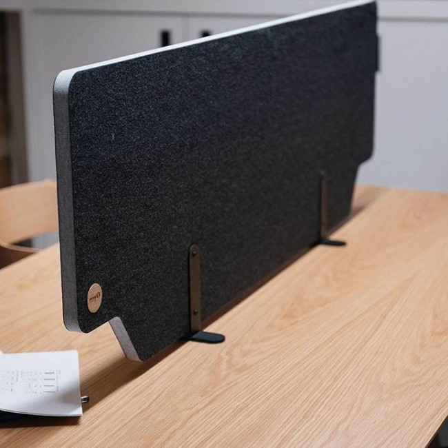 Séparateur Acoustique De Bureau En Polyester - Anti-bruit, Léger, Facile à Installer, Pour Open Space, école, Restaurant
