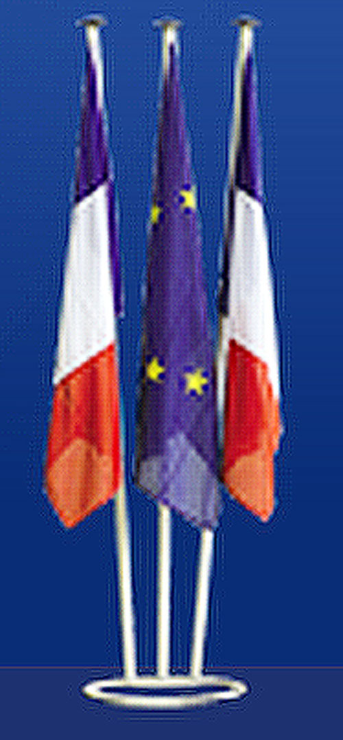 Support De Drapeau De Bureau Portable - Base En Plastique Noir 6.4x6.4 Cm, 8 Trous De Fixation - Pour Mâts Fins