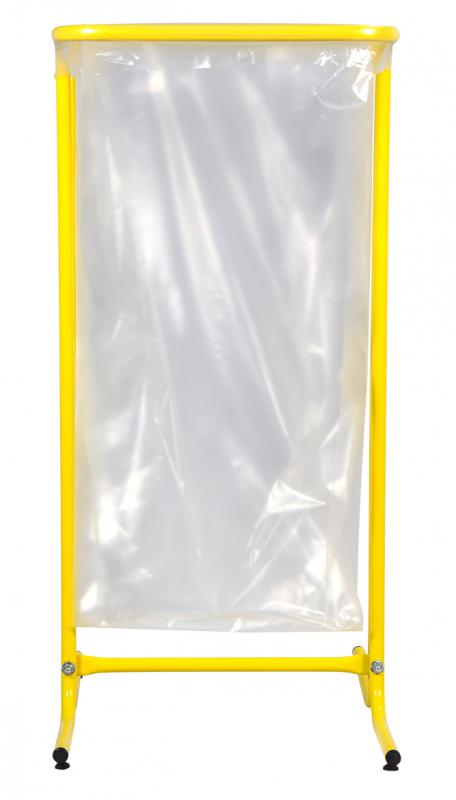 Support sac mobile à pédale - jaune / 110L