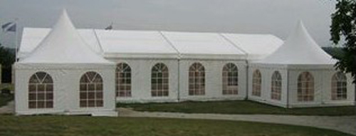 Tente de réception 5x4 - 20 m² - toit + armature