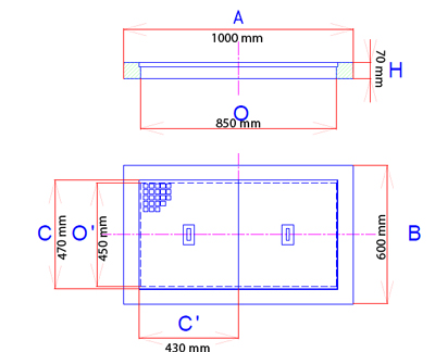 Plaque de recouvrement profil t
