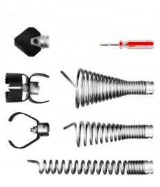 Spirale de nettoyage de canalisations – 3 mx Ø 5 mm - Spirale de vidange  extra fine pour chaque siphon - Nettoyage des tuyaux I Déboucheur de tuyaux
